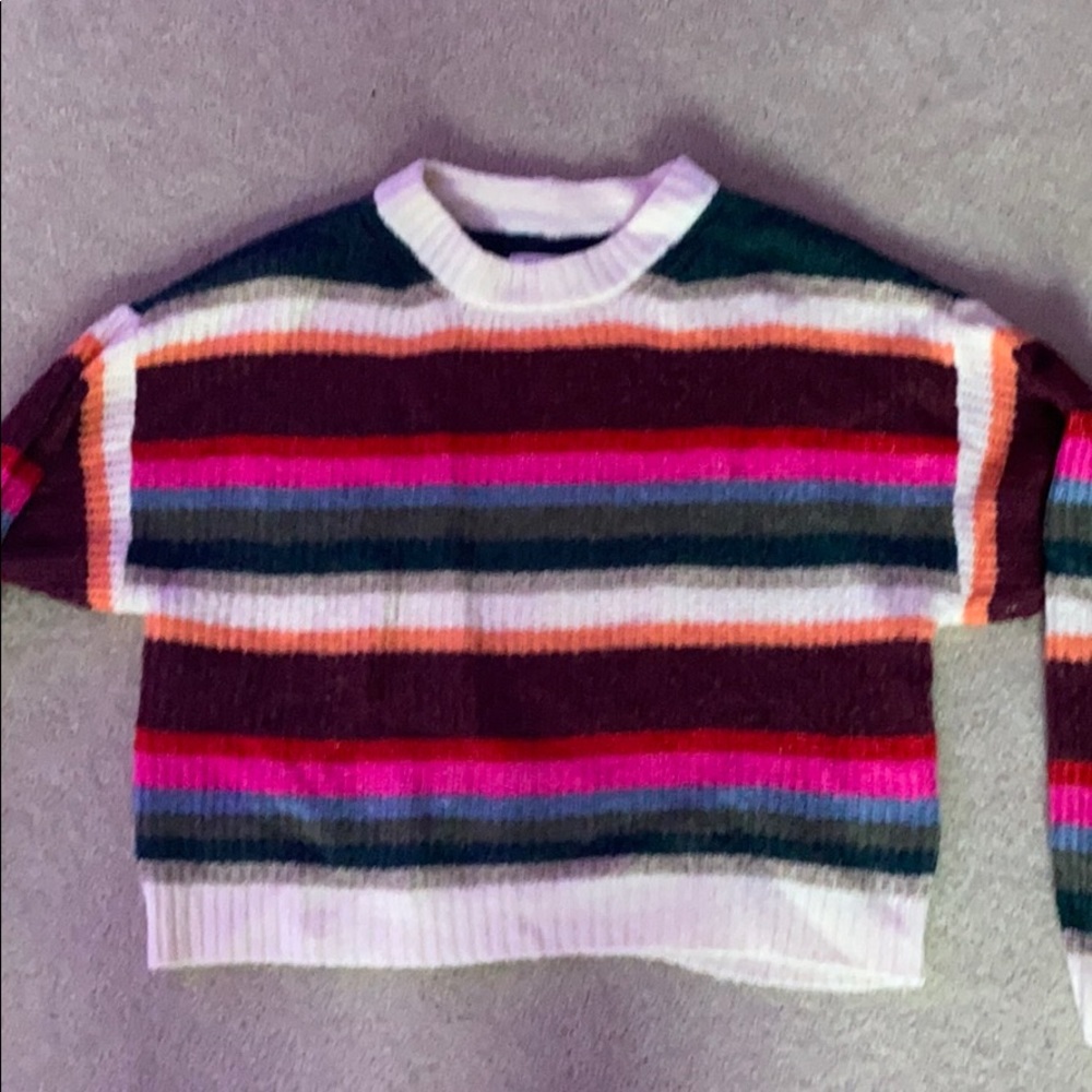AE striped sweater